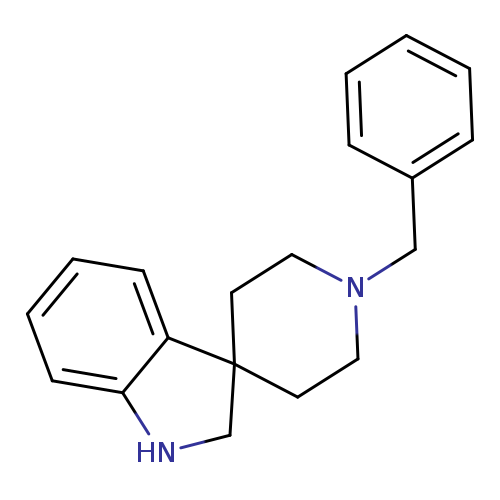 c1ccc(cc1)CN1CCC2(CC1)CNc1c2cccc1
