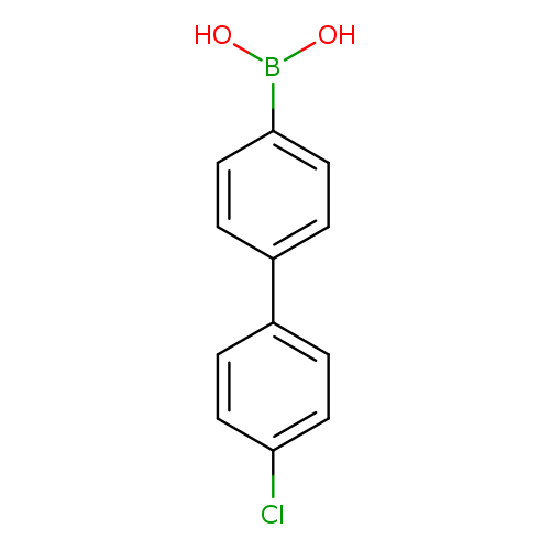 Clc1ccc(cc1)c1ccc(cc1)B(O)O