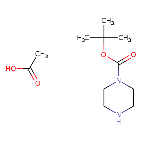 O=C(N1CCNCC1)OC(C)(C)C.CC(=O)O