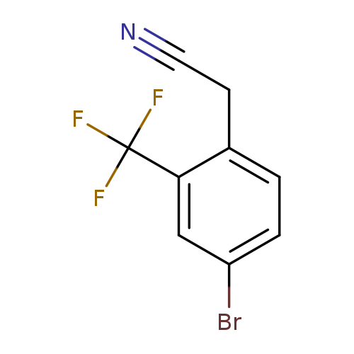 N#CCc1ccc(cc1C(F)(F)F)Br