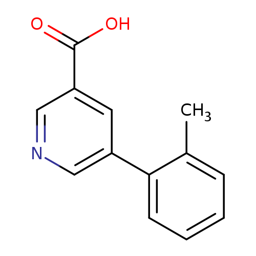 Cc1ccccc1c1cncc(c1)C(=O)O
