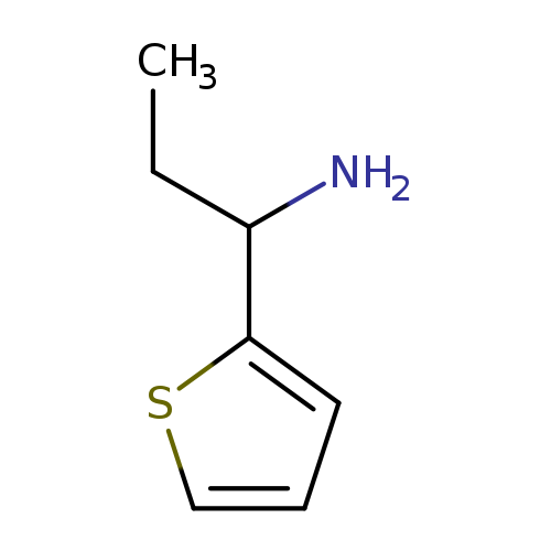 CCC(c1cccs1)N