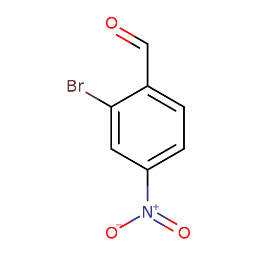 O=Cc1ccc(cc1Br)[N+](=O)[O-]