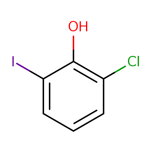 Oc1c(Cl)cccc1I