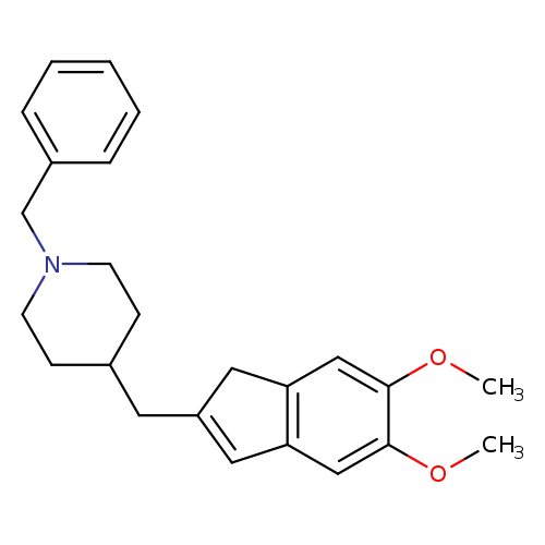 COc1cc2C=C(Cc2cc1OC)CC1CCN(CC1)Cc1ccccc1