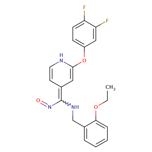 CCOc1ccccc1CNC(=c1cc[nH]c(c1)Oc1ccc(c(c1)F)F)N=O