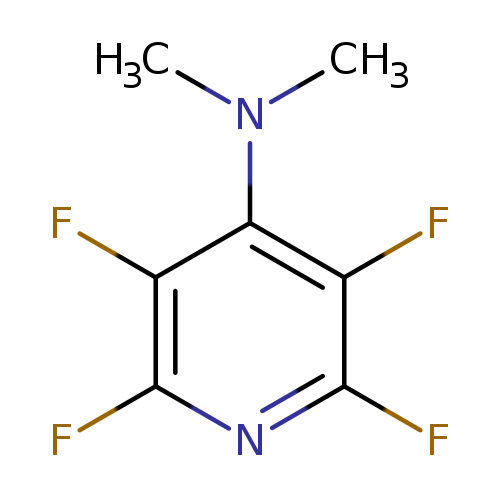 Fc1nc(F)c(c(c1F)N(C)C)F