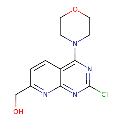 OCc1ccc2c(n1)nc(nc2N1CCOCC1)Cl