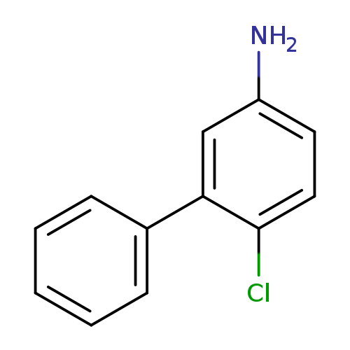Nc1ccc(c(c1)c1ccccc1)Cl