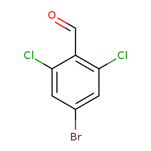 O=Cc1c(Cl)cc(cc1Cl)Br