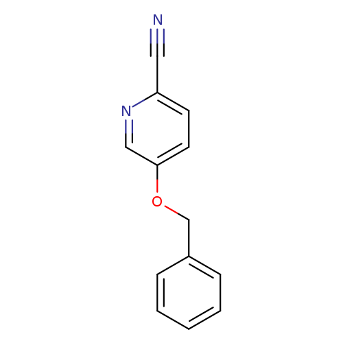 N#Cc1ccc(cn1)OCc1ccccc1