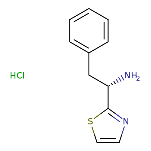 N[C@H](c1nccs1)Cc1ccccc1.Cl