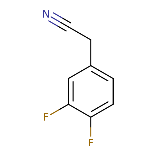 N#CCc1ccc(c(c1)F)F