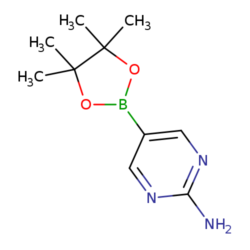 CC1(C)OB(OC1(C)C)c1cnc(nc1)N