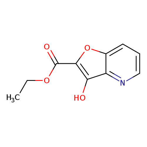 CCOC(=O)c1oc2c(c1O)nccc2