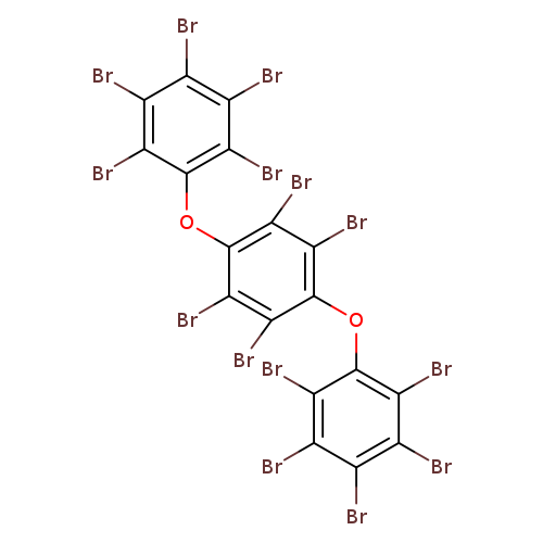 Brc1c(Oc2c(Br)c(Br)c(c(c2Br)Br)Br)c(Br)c(c(c1Br)Oc1c(Br)c(Br)c(c(c1Br)Br)Br)Br