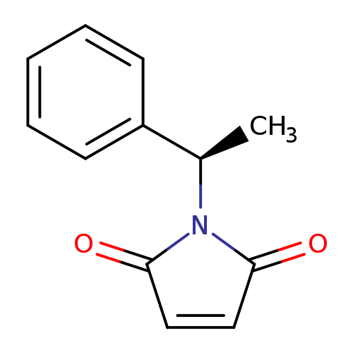 C[C@@H](N1C(=O)C=CC1=O)c1ccccc1