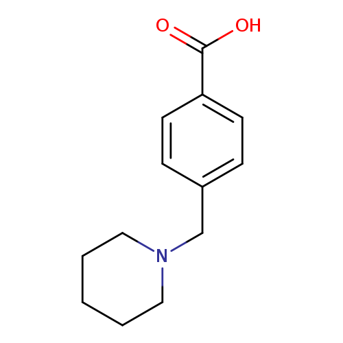 OC(=O)c1ccc(cc1)CN1CCCCC1
