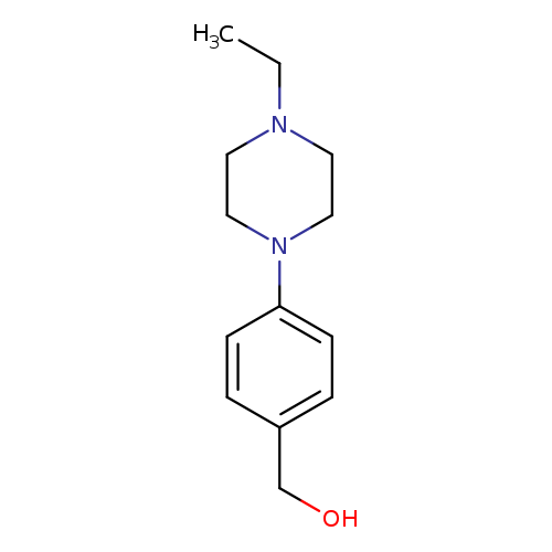 CCN1CCN(CC1)c1ccc(cc1)CO