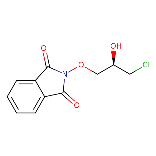 ClC[C@@H](CON1C(=O)c2c(C1=O)cccc2)O