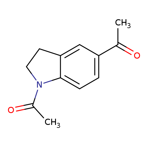 CC(=O)c1ccc2c(c1)CCN2C(=O)C