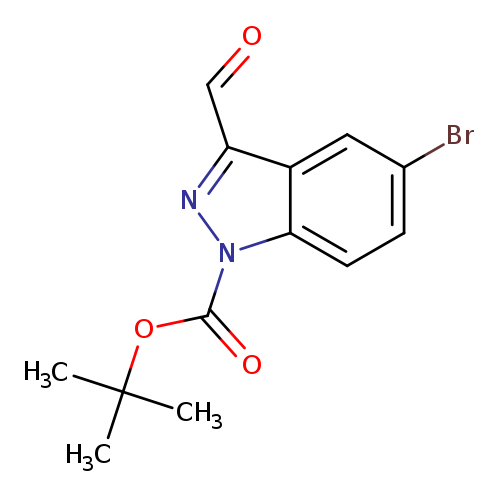 O=Cc1nn(c2c1cc(Br)cc2)C(=O)OC(C)(C)C