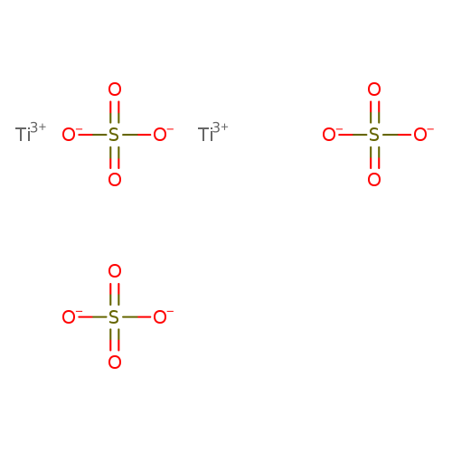 [O-]S(=O)(=O)[O-].[O-]S(=O)(=O)[O-].[O-]S(=O)(=O)[O-].[Ti+3].[Ti+3]