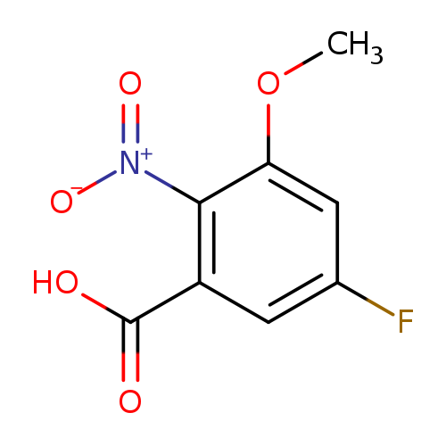 COc1cc(F)cc(c1[N+](=O)[O-])C(=O)O