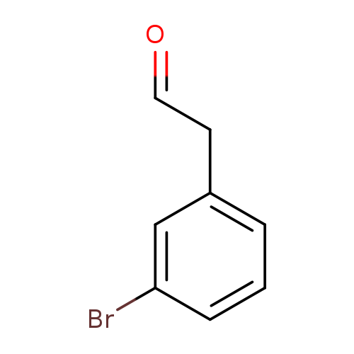 O=CCc1cccc(c1)Br