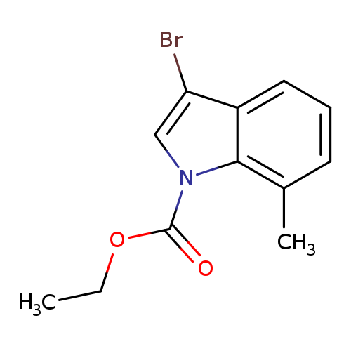 CCOC(=O)n1cc(c2c1c(C)ccc2)Br