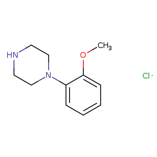 COc1ccccc1N1CCNCC1.[Cl]