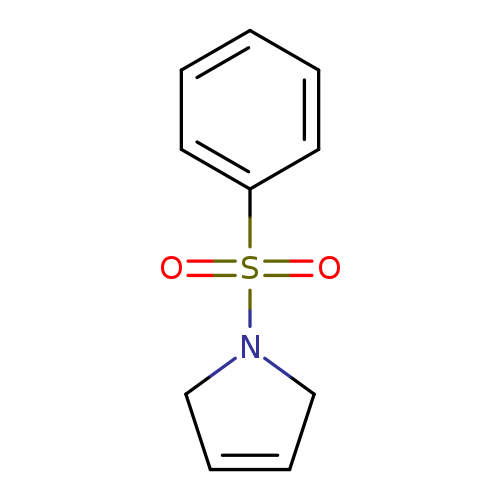 O=S(=O)(c1ccccc1)N1CC=CC1