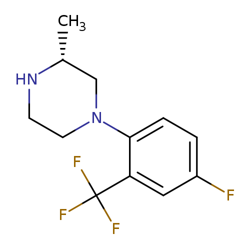 C[C@H]1NCCN(C1)c1ccc(cc1C(F)(F)F)F
