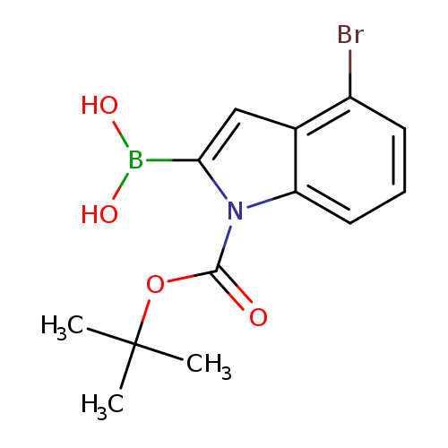 OB(c1cc2c(n1C(=O)OC(C)(C)C)cccc2Br)O