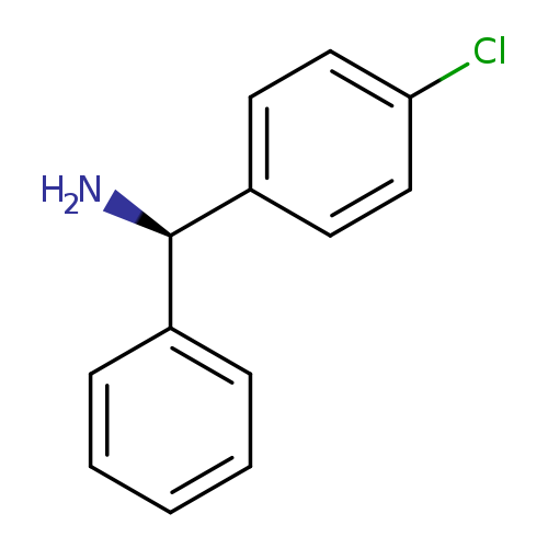 Clc1ccc(cc1)[C@@H](c1ccccc1)N