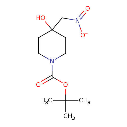 O=C(N1CCC(CC1)(O)C[N+](=O)[O-])OC(C)(C)C