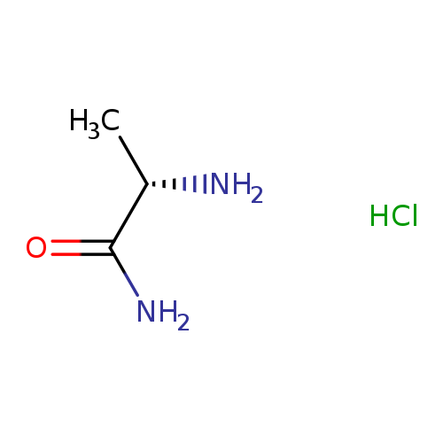 NC(=O)[C@@H](N)C.Cl
