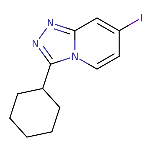 Ic1ccn2c(c1)nnc2C1CCCCC1