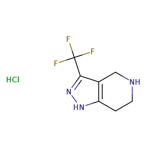 FC(c1n[nH]c2c1CNCC2)(F)F.Cl