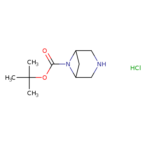 O=C(N1C2CNCC1C2)OC(C)(C)C.Cl