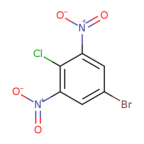 Brc1cc([N+](=O)[O-])c(c(c1)[N+](=O)[O-])Cl