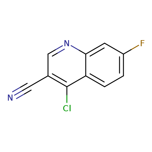 N#Cc1cnc2c(c1Cl)ccc(c2)F