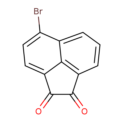 O=C1C(=O)c2c3c1cccc3c(cc2)Br