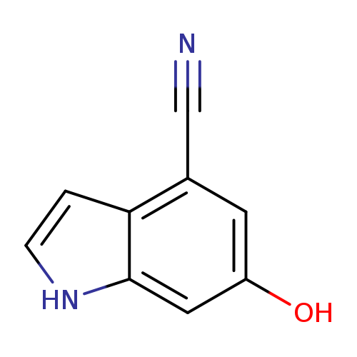 N#Cc1cc(O)cc2c1cc[nH]2