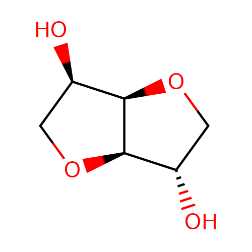 O[C@@H]1CO[C@H]2[C@@H]1OC[C@@H]2O