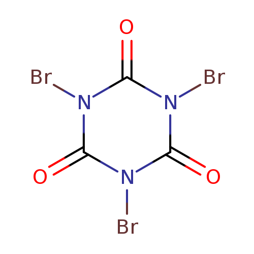 O=c1n(Br)c(=O)n(c(=O)n1Br)Br