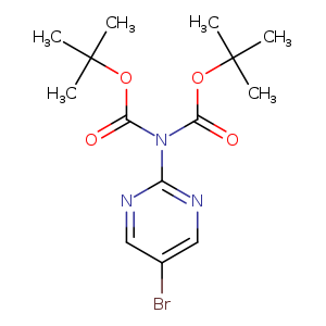 O=C(N(c1ncc(cn1)Br)C(=O)OC(C)(C)C)OC(C)(C)C