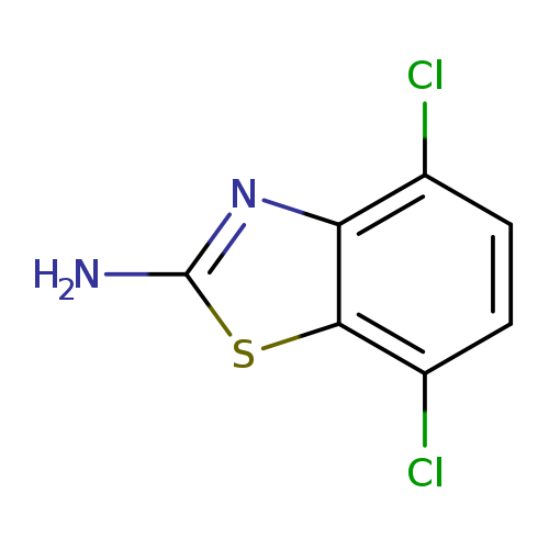 Nc1nc2c(s1)c(Cl)ccc2Cl