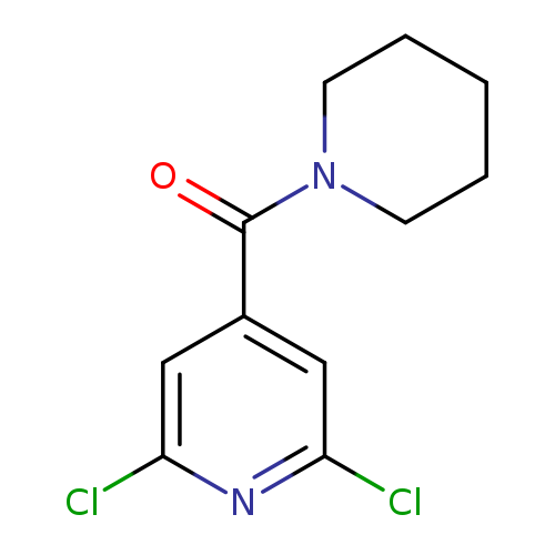 O=C(c1cc(Cl)nc(c1)Cl)N1CCCCC1