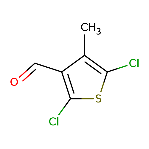 O=Cc1c(Cl)sc(c1C)Cl